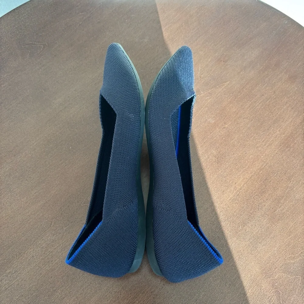 Rothy's Women’s The Point Maritime Navy‎ Slip On Flats Ballet, Size 7